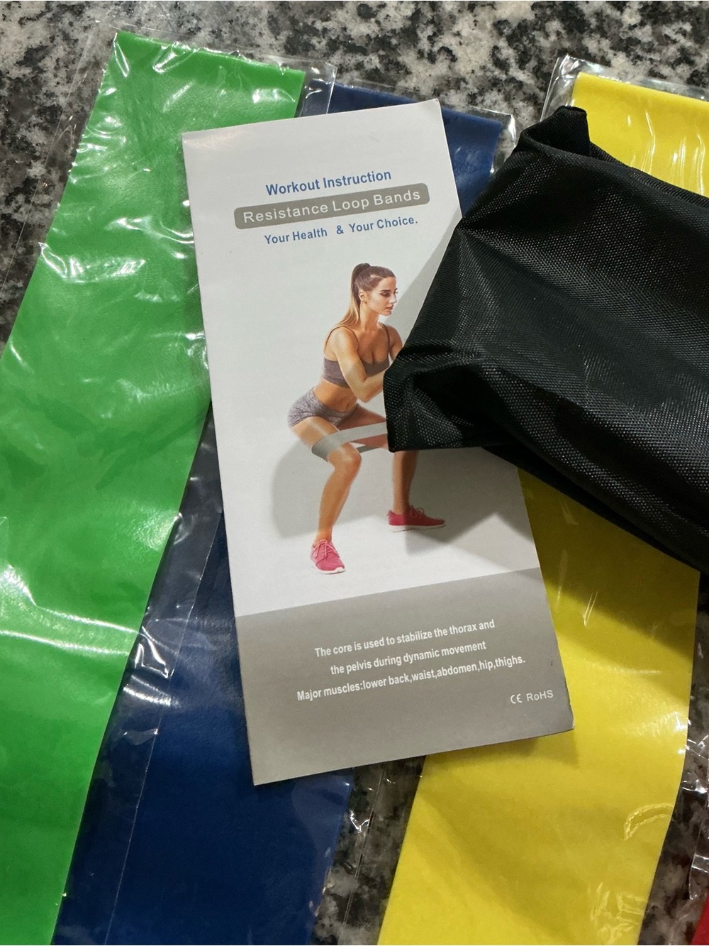 Resistance Loop Bands Set - Multicolor - Picture 2 of 3